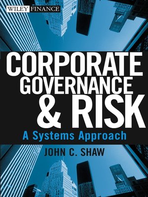 cover image of Corporate Governance and Risk